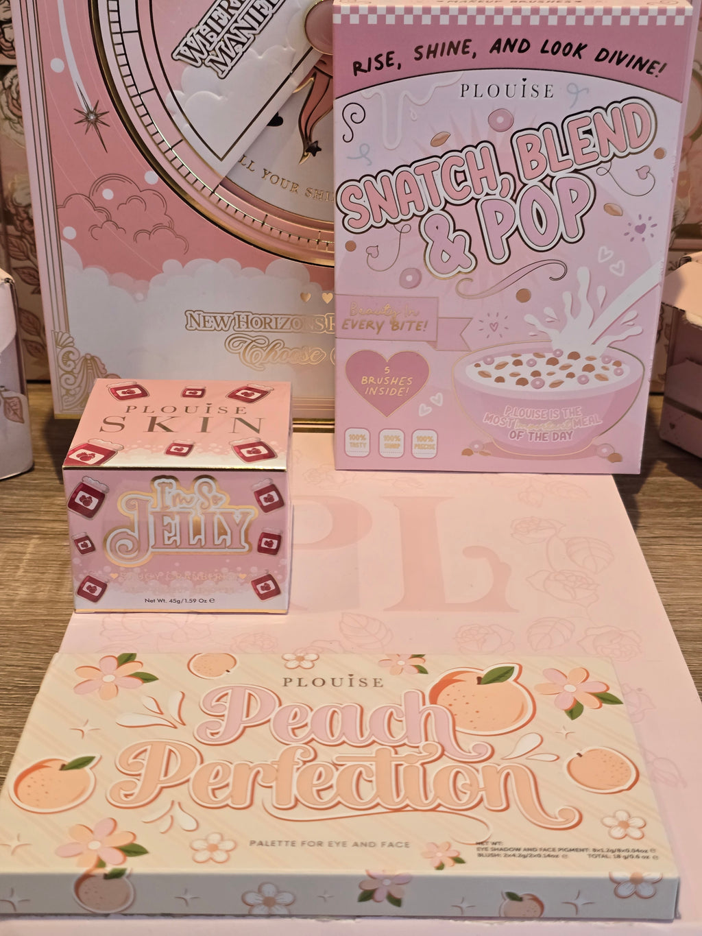Make up - Pallet, Brushers, Jelly Make up remover Bundle x 3 Items - P Louise