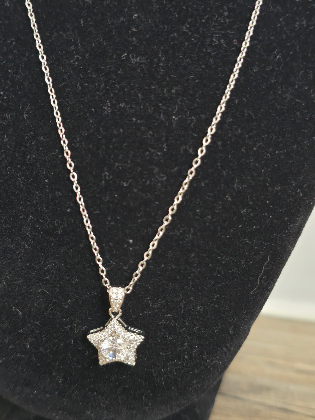 Star Necklace, Ring & Earrings - Set 3 Silver