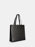 Ted Baker Large Crosshatch Icon Bag  Black