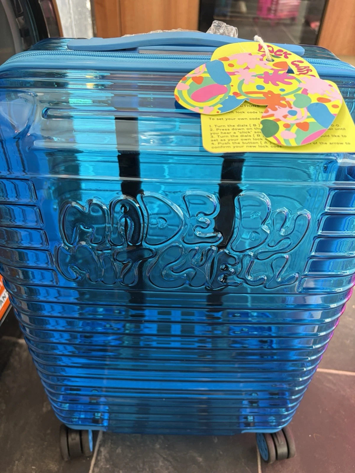 Made By Micthell Blue Suitcase