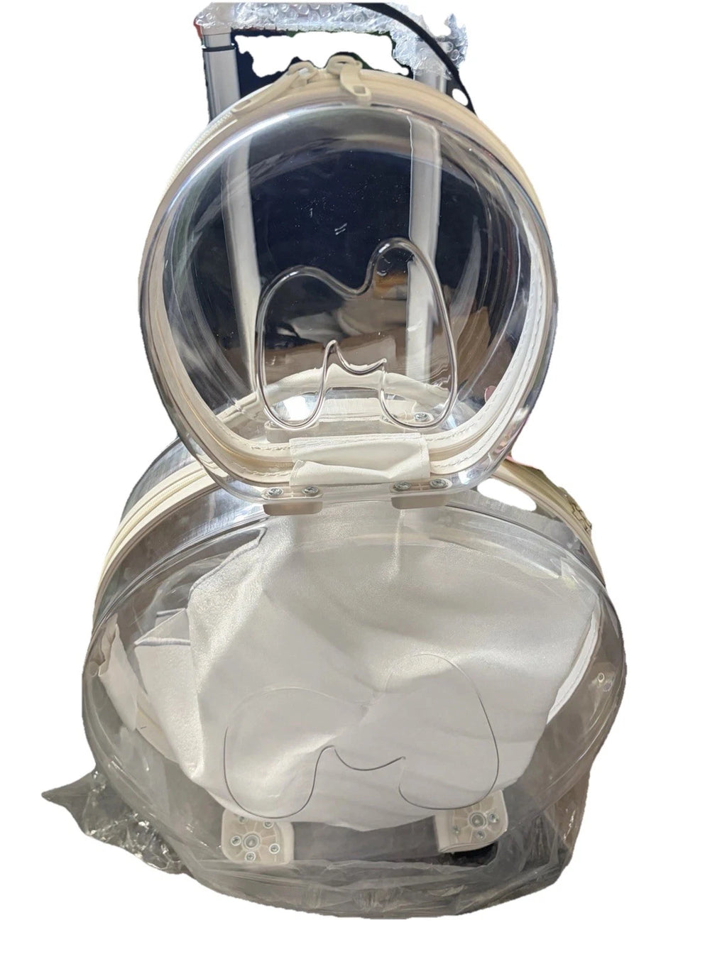 Made by Mitchell Clear Suitcase Limited Plus Vanity Case