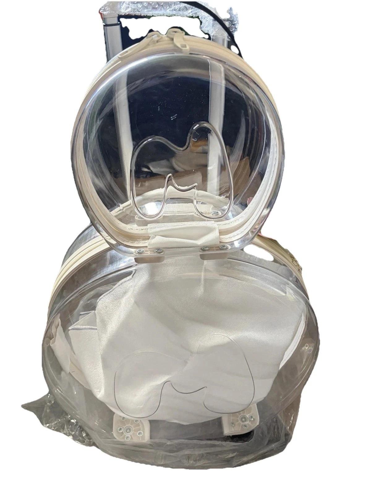 Made by Mitchell Clear Suitcase Limited Plus Vanity Case