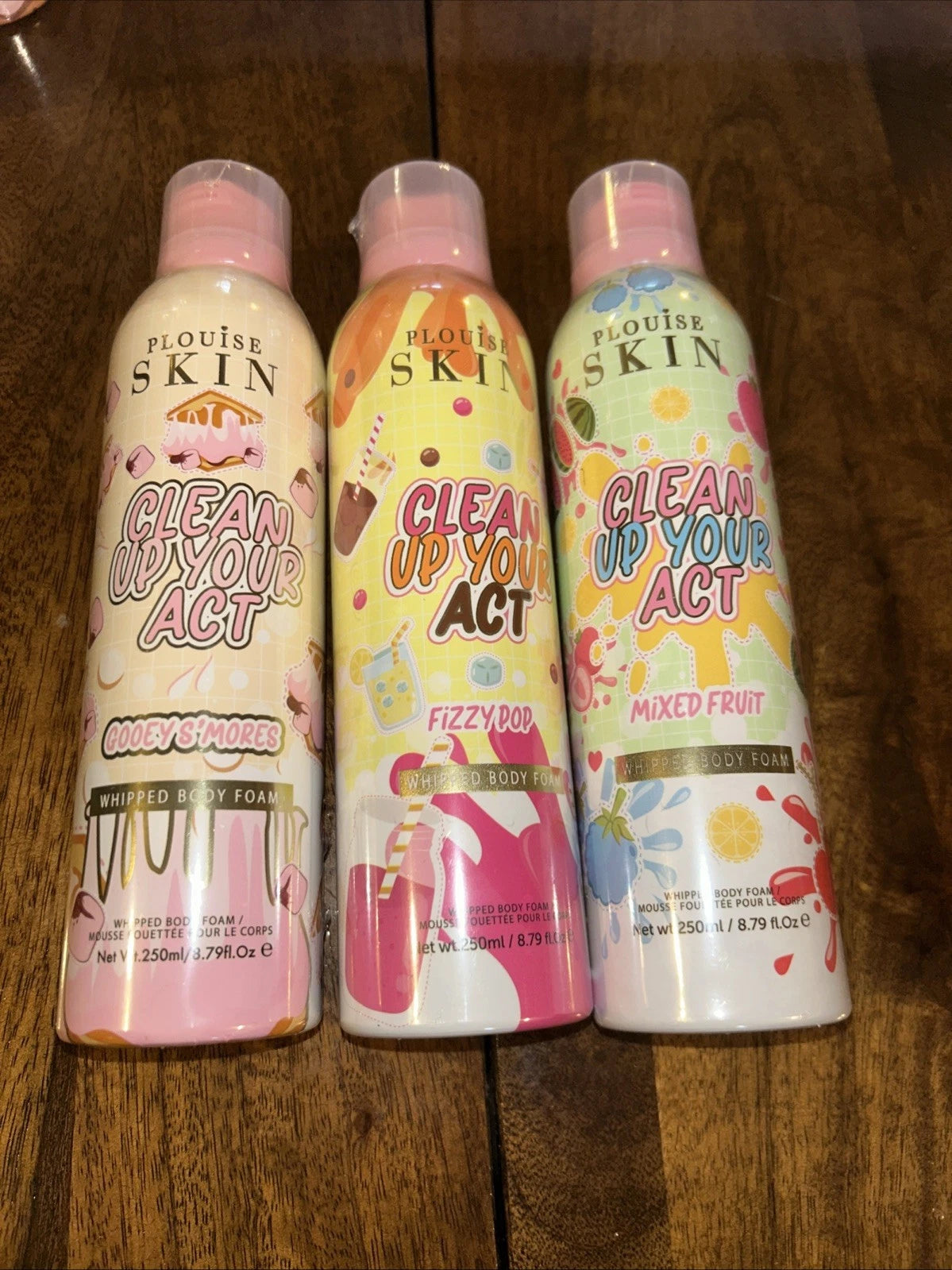 Clean Up Your Act Whipped Body Foam - x 3 Item Bundle - P Louise